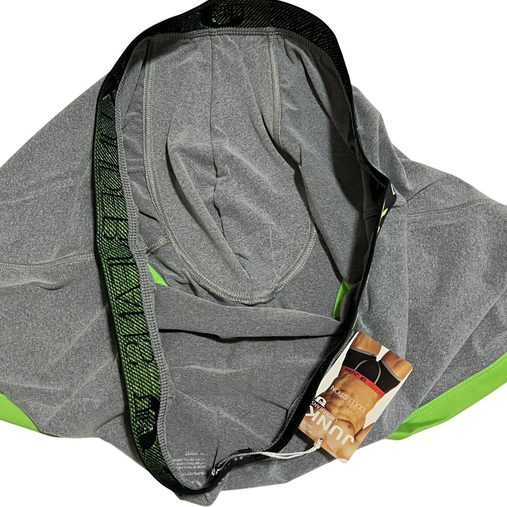 Junk Underjeans Green Vibe Men's Grey Boxer Briefs Size 3XL/XXXL (38-40) NWT - Picture 4 of 6